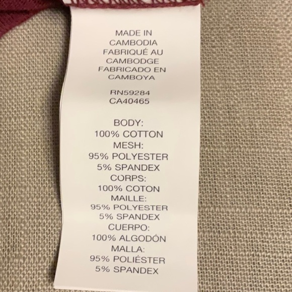 Place Burgundy Floral Heart Long Sleeve Tee - Picture 5 of 6